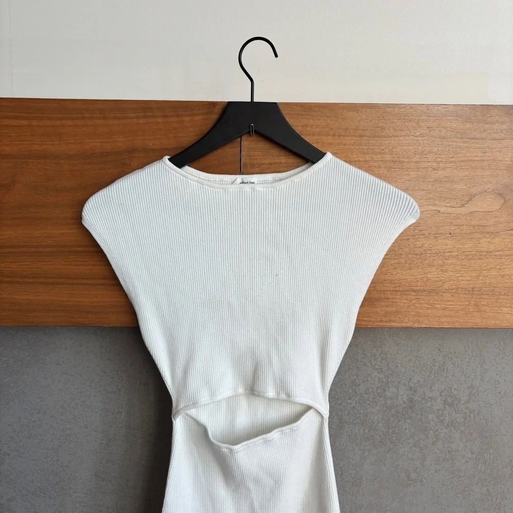 Wilfred Cut-out Knit Mini Dress, Size XS